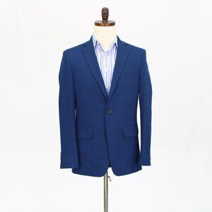 APT 9 38R Navy Solid 2-Button Sport Coat Blazer Jacket T795